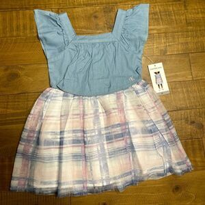 Calvin Klein Light Wash Denim Dress, Size 3T